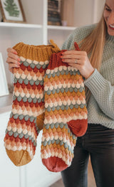 Knit Kit - Cheerful Stockings image 1 thumbnail