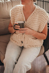 Knit Kit - Oversized Boxy Vest image 1 thumbnail