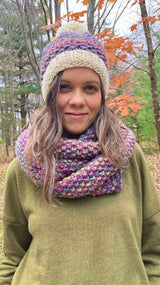 Knit Kit - Jackie Beanie & Cowl image 1 thumbnail