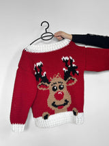 Crochet Kit - Reindeer Christmas Sweater image 2 thumbnail