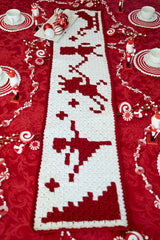 Crochet Kit - Nutcracker Silhouette Table Runner image 1 thumbnail