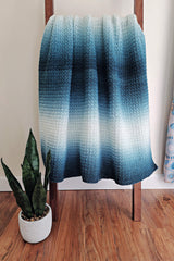 Crochet Kit - Ocean Hues Gradient Blanket thumbnail