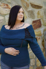 Crochet Kit - Tied and True Pullover image 1 thumbnail