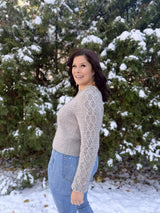 Crochet Kit - Classic Cable Crew image 2 thumbnail
