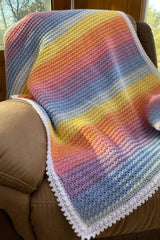 Crochet Kit - Playful Colors Baby Blanket image 1 thumbnail