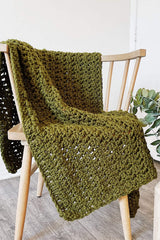 Crochet Kit - Mossy Throw image 1 thumbnail