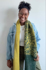 Knit Kit - Two-Tone Flow Scarf image 1 thumbnail