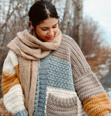Crochet Kit - Fireside Crochet Cardigan image 2 thumbnail