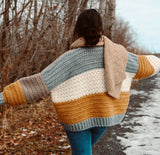 Crochet Kit - Fireside Crochet Cardigan image 3 thumbnail
