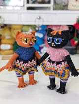 Crochet Kit - Fiona & Philomena Kitties image 2 thumbnail