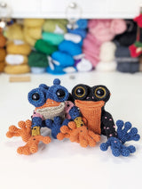 Crochet Kit - Herbert & Gerbert Spotted Frogs image 2 thumbnail