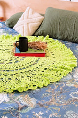 Crochet Kit - Slice of Lime Mandala image 1 thumbnail