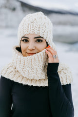 Crochet Kit - Fireside Beanie & Cowl image 1 thumbnail