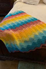 Crochet Kit - No Border Chevron Baby Blanket image 1 thumbnail