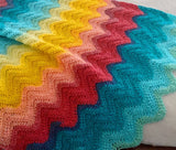 Crochet Kit - No Border Chevron Baby Blanket image 2 thumbnail