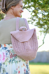 Crochet Kit - Acorn Basket Backpack image 2 thumbnail