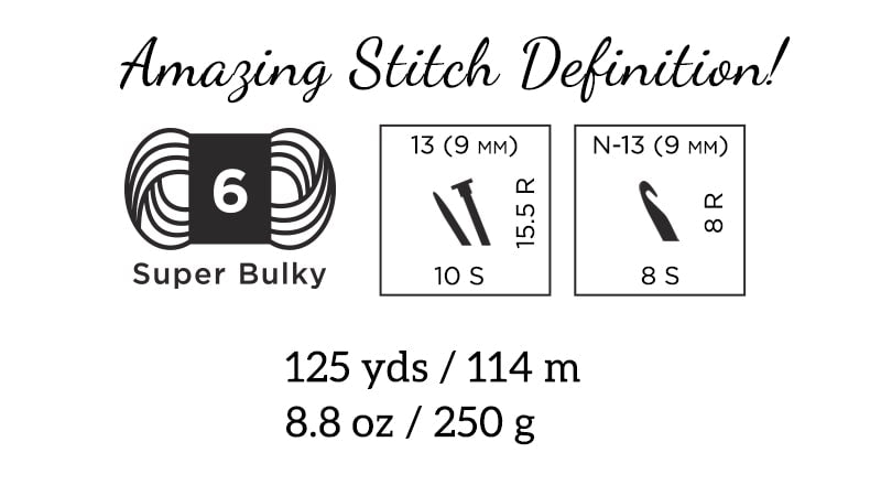 Cover Story Lazy Days Thick & Quick® Yarn Basic Info
