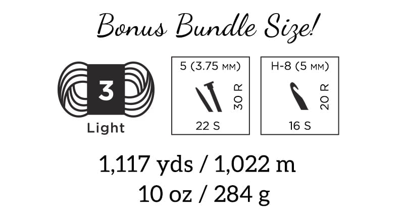 Ice Cream® Big Scoop® Yarn Basic Info