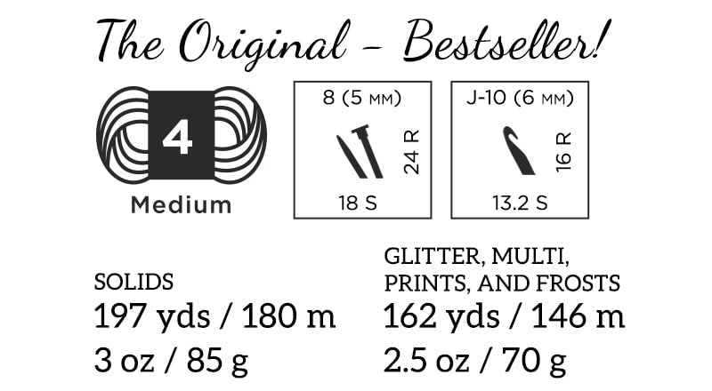 Wool-Ease® Yarn Basic Info