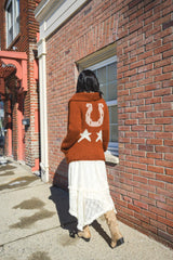 Knit Kit - Lucky Horseshoe Shawl Collar Cardigan image 3 thumbnail