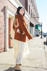 Knit Kit - Lucky Horseshoe Shawl Collar Cardigan image 5 thumbnail