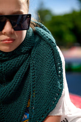 Simple Garter Stitch Shawl (Knit) thumbnail