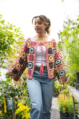 Crochet Kit - Granny Motif Cardigan thumbnail