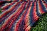 closeup of knit multicolor blanket thumbnail
