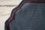 closeup of crochet placemat  thumbnail
