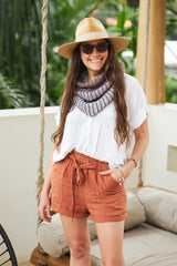Gradient Ribbed Cowl image 2 thumbnail