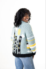 City Skyline Scene Cardigan image 1 thumbnail