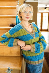 Basketweave Stripe Sweater image 1 thumbnail