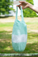 Striped Bubble Tote image 1 thumbnail