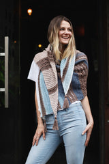 Crochet Kit - Earl Grey Wrap image 2 thumbnail