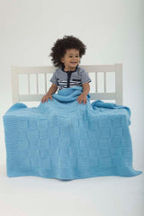 Basketweave Baby Blanket image 1 thumbnail
