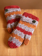 Spray Of Color Pumpkin Mittens image 2 thumbnail