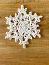 Crochet Kit - Holiday Table Runner & Snowflake Coaster Set image 2 thumbnail