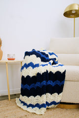 Crochet Kit - Tunisian Bubble Chevron Afghan image 1 thumbnail