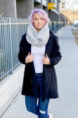 Knit Kit - Chunky Twisted Cowl image 1 thumbnail