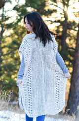Crochet Kit - Winterfest Ruana image 3 thumbnail