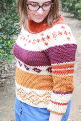 Crochet Kit - My Beginner Colorwork Sweater image 1 thumbnail