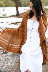 Knit Kit - Cosmos Textured Wrap image 1 thumbnail