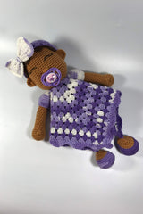 Crochet Kit - “Baby Hugs” Crochet Lovey image 1 thumbnail