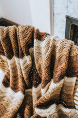 Crochet Kit - Mocha Ripple Afghan image 1 thumbnail