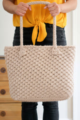 Crochet Kit - Stonecrop Tote image 1 thumbnail