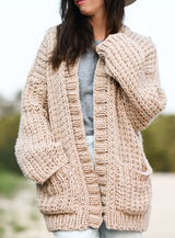 Knit Kit - My Big Comfy Ribbed Cardi image 2 thumbnail