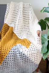 Crochet Kit - Golden Granny Blanket image 2 thumbnail