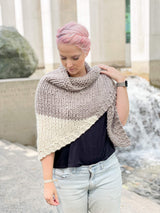 Knit Kit - Snow Cap Triangle Scarf image 3 thumbnail