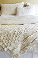 Knit Kit - Snuggly Autumn Lattice Throw image 1 thumbnail