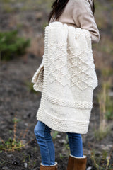 Knit Kit - Snuggly Autumn Lattice Throw image 2 thumbnail